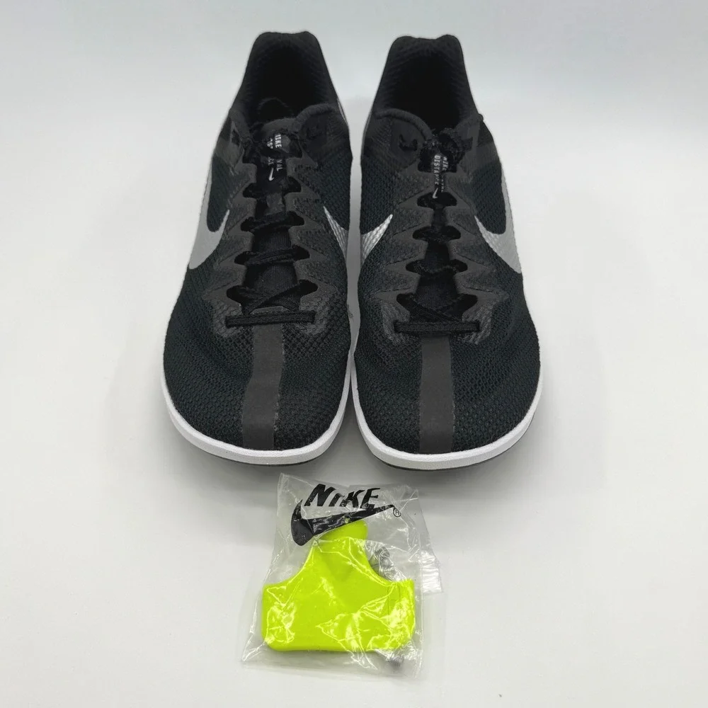 Nike Zoom Rival Track & Field Distance Black White Spikes DC8725-001‎ Men's Sz 9